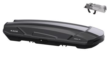 Strešný box Hakr Eternal 440 čierny lesklý