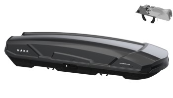 Strešný box Hakr Eternal 440 čierny lesklý