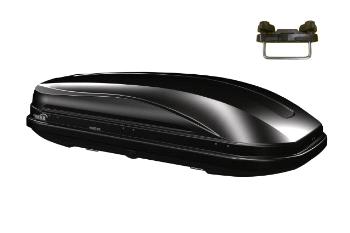 Strešný box Hakr Magic Line 370 čierny lesklý