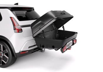 Box na ťažné zariadenie Hapro Boxer M340 Hexagon Black