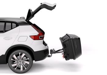 Box na ťažné zariadenie Hapro Boxer L420 Hexagon Black