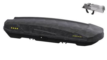 Strešný box Hakr Eternal 440 čierna kamufláž