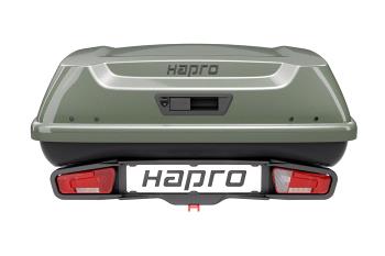 Box na ťažné zariadenie Hapro Boxer M340 Sage Green
