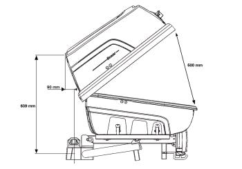 Box na ťažné zariadenie Hapro Boxer M340 Sage Green