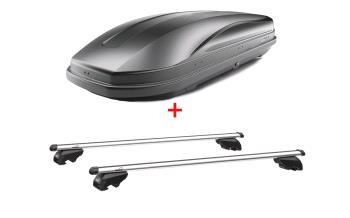 HAKR ECONOMY SET XL: Magic 400 šedý + nosič ALU HV0344/HV0345