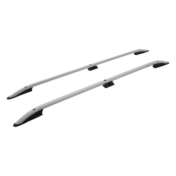 Pozdĺžne lyžiny TURTLE Crown Silver (MR01018S) pre FORD Tourneo Custom 13-23 dlhá verzia LWB