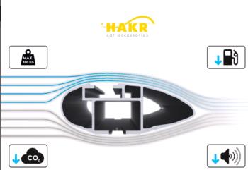 Strešný nosič HAKR KIT SYSTEM 0340/0002B/0241 – Wing Profil Black pre ŠKODA Octavia IV