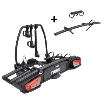 Nosič bicyklov Thule Velospace 3 3-bike + Thule adapter 90311 pre 4-tý bicykel