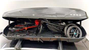 Strešný box Hakr Eternal 500 čierna kamufláž