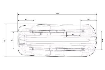 Strešný box Hapro Zenith 6.6 Brilliant Black