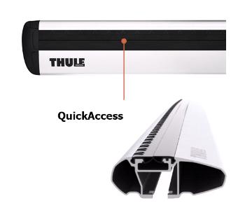 Strešný nosič THULE Evo WingBar Black 7105/7114B/5133 pre KIA Venga QuickAccess