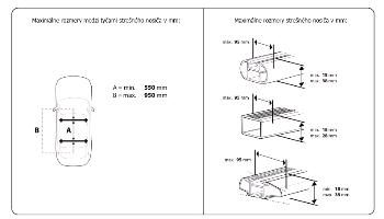 Strešný box Hapro Trivor 440 Supermatt Anthracite
