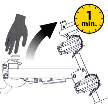 Nosič bicyklov Hakr Trip 2 Middle Elektro