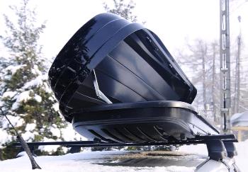 Strešný box Hakr Magic Line 320 čierny lesklý