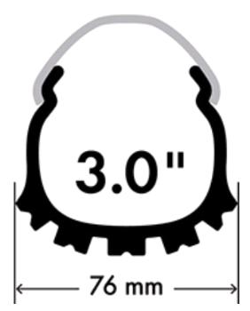 Atera - upínacie popruhy 30 cm (sada 4 ks)