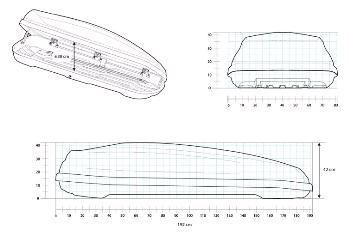 Strešný box Hapro Carver 6.5 Antracit